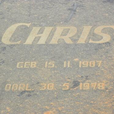 BOTHMA Chris 1907-1978