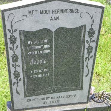 BRITS Jannie 1931-1994