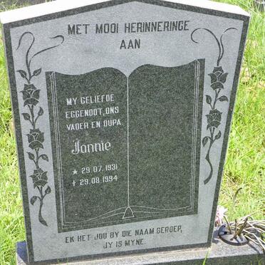 BRITS Jannie 1931-1994