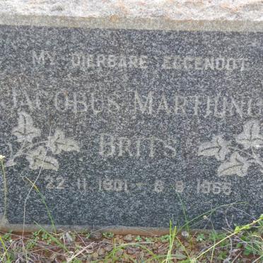 BRITS Jacobus Marthinus 1901-1965