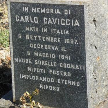 CAVIGGIA Carlo 1897-1941