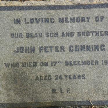 CONNING John Peter -1956
