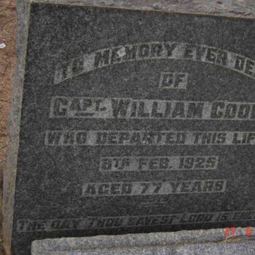 COOK William -1925
