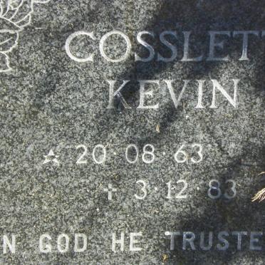 COSSLETT Kevin 1963-1983