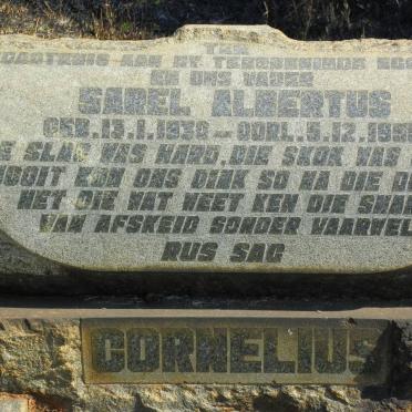 CORNELIUS Sarel Albertus 1930-1955