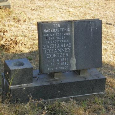 COETZER Zacharias Johannes 1921-1983