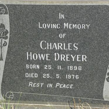 DREYER Charles Howe 1898-1976