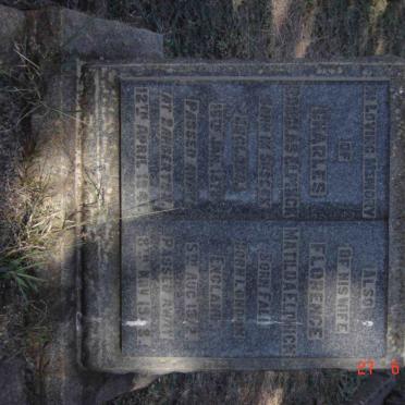 ELPHICK Charles Douglas 1872-1941 &amp; Florence Matilda FALL 1872-1948