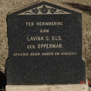 ELS Lavina C. nee OPPERMAN