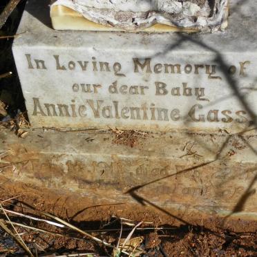 GASS Annie Valentine 1913-1914