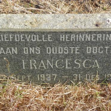 GENIS Susie 1913-2000 :: GENIS Francesca 1937-1953