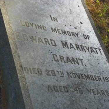GRANT Edward Marryatt -1924
