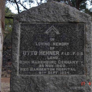 HEHNER Otto 1853-1924