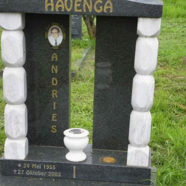 HAVENGA Andries 1955-2003