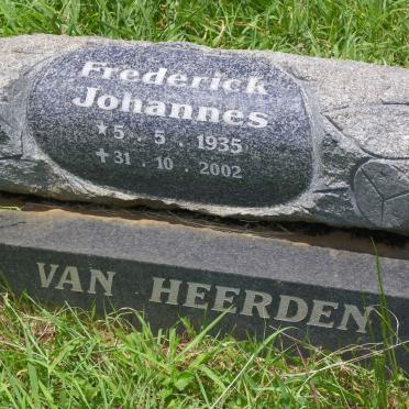 HEERDEN Frederick Johannes, van 1935-2002