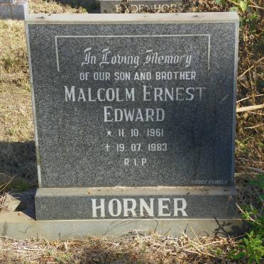 HORNER Malcolm Ernest Edward 1961-1983