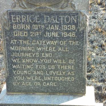 HALL Errice Dalton 1939-1946