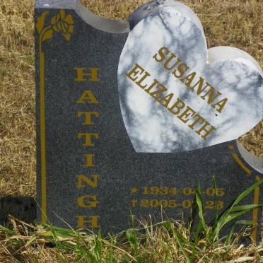 HATTINGH Susanna Elizabeth 1934-2005