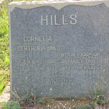 HILLS Cornelia Gertruida nee SMIT 1912-1963