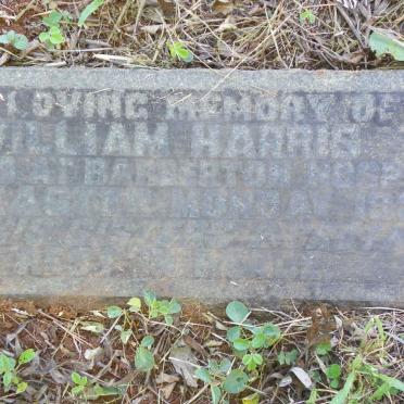 HARRIS William -1933