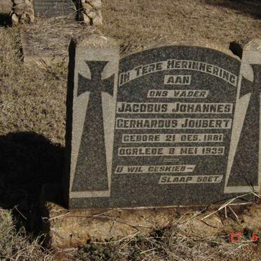 JOUBERT Jacobus Johannes Gerhardus 1881-1939
