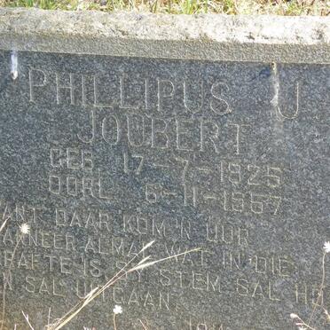JOUBERT Phillipus J. 1925-1957