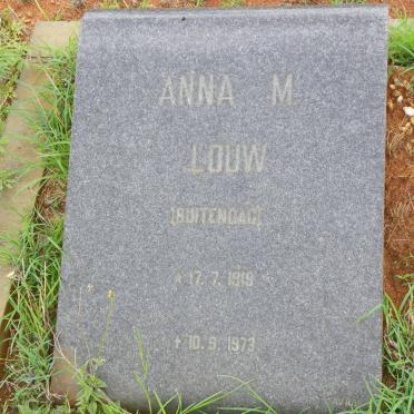 LOUW Anna M. nee BUITENDAG 1919-1973