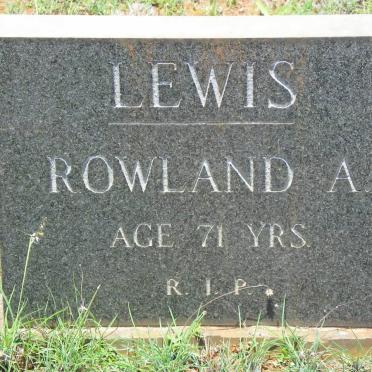 LEWIS Rowland A.