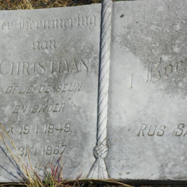 LANGE Johannes Jacobus, de 1907-1954 &amp; Anna Johanna Maria O'NEIL 1913-1998 :: DE LANGE Christiaan 1949-1967