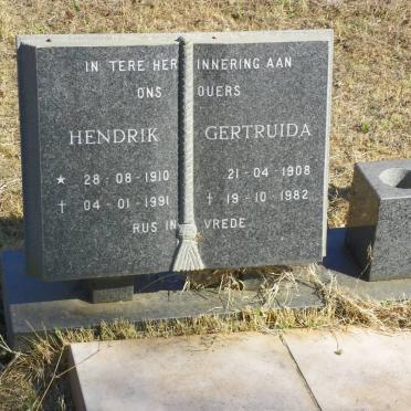 LABUSCHAGNE Hendrik 1910-1991 &amp; Gertruida VAN STADEN 1908-1982