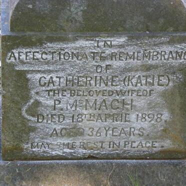 McMACH Catherine -1898