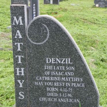 MATTHYS Denzil 1975-1996