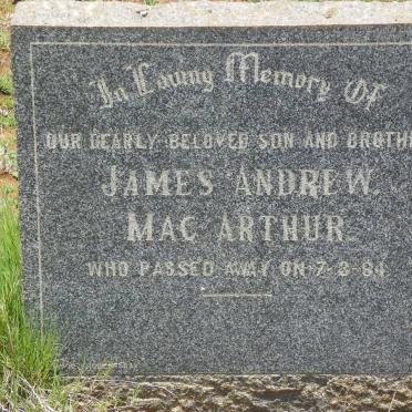 MAC ARTHUR James Andrew -1964