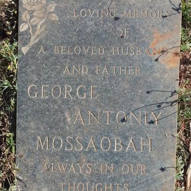 MOSSAOBAH George Antoniy