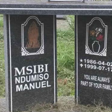 MSIBI Ndumiso Manuel 1986-1999