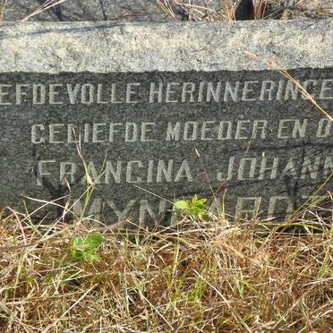 MYNHARDT Francina Johanna