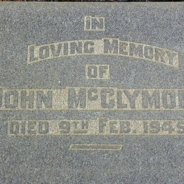 McCLYMONT John -1945