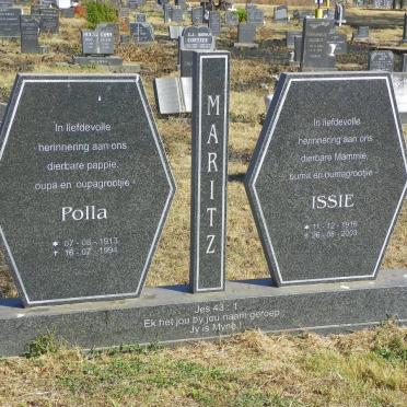 MARITZ Polla 1913-1994 &amp; Issie 1916-2003
