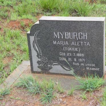MYBURGH Maria Aletta 1889-1971