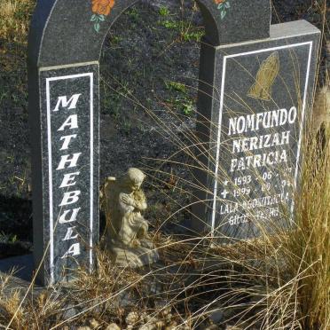 MATHEBULA Nomfundo Nerizah Patricia 1993-1999