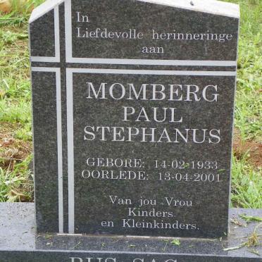 MOMBERG Paul Stephanus 1933-2001
