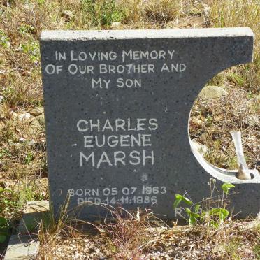 MARSH Charles Eugene 1963-1986
