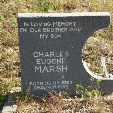 MARSH Charles Eugene 1963-1986