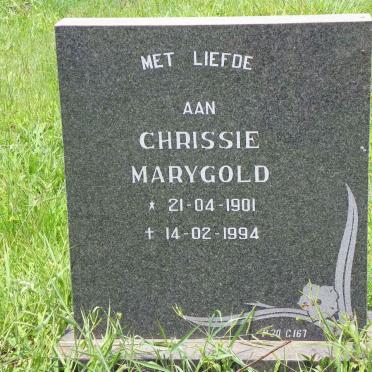 MARYGOLD Chrissie 1901-1994