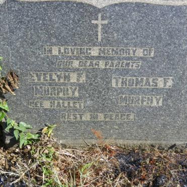 MURPHY Thomas F. &amp; Evelyn F. HALLETT