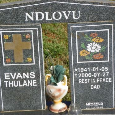 NDLOVU Evans Thulane 1941-2006