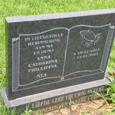 NEL Anna Catharina Phillipina 1923-2003