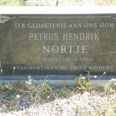 NORTJE Petrus Hendrik 1882-1959