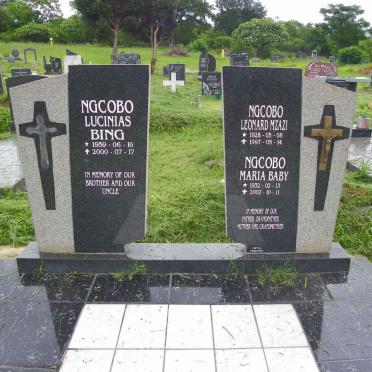 NGCOBO Leonard Mzazi 1928-1997 &amp; Maria Baby 1932-2002  :: NGCOBO Lucinias Bing 1959-2000