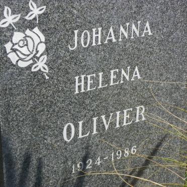 OLIVIER Johanna Helena 1924-1986